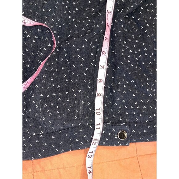 Anthropologie Polka Dot Black High Rise Wide Leg Pants Women's Sz 0 - Picture 8 of 11